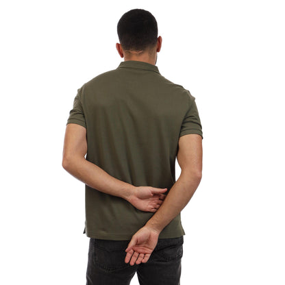 Green - Back - Gant Mens Shield Pique Regular Polo Shirt