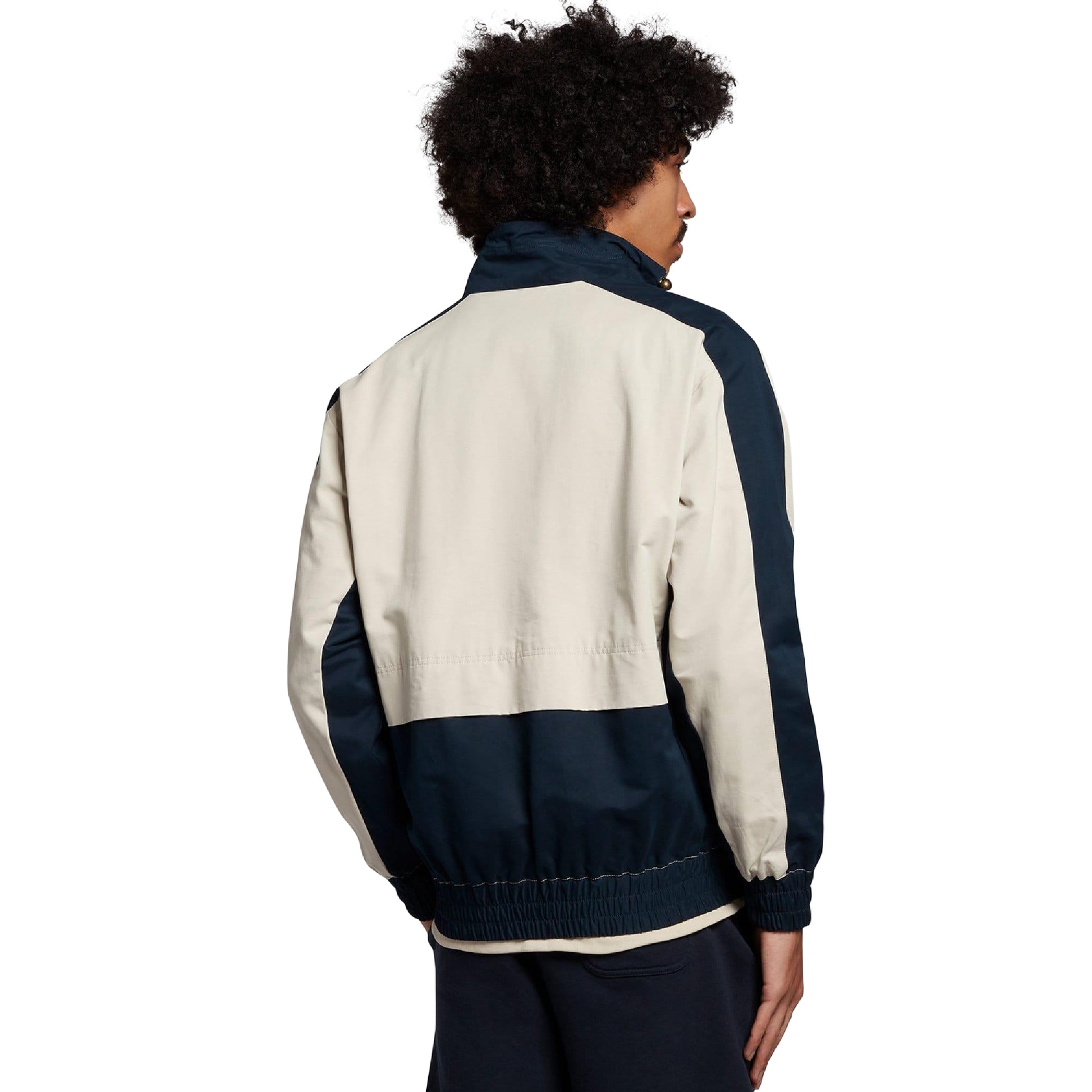 White - Back - Lyle & Scott Mens Panelled Sport Jacket
