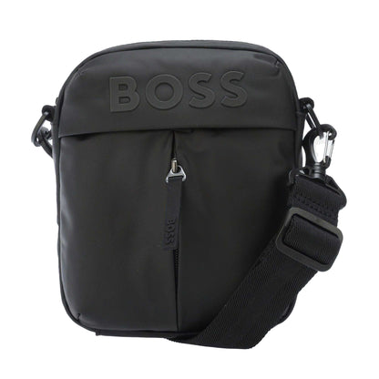Black - Front - Boss Stormy Crossbody Bag