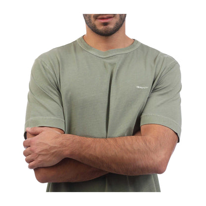 Green - Side - Gant Mens Sunfaded T-Shirt