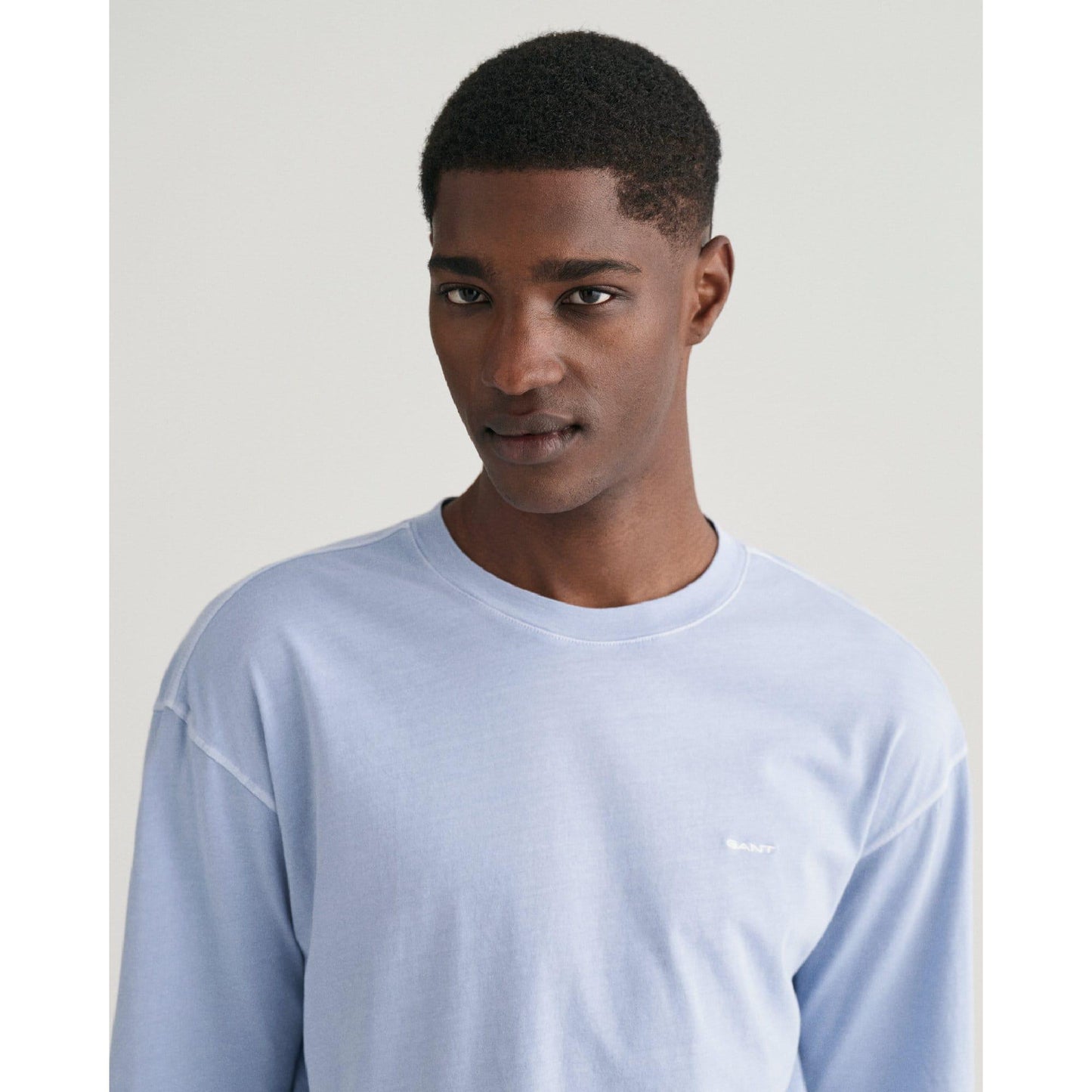 Blue - Side - Gant Mens Sunfaded T-Shirt