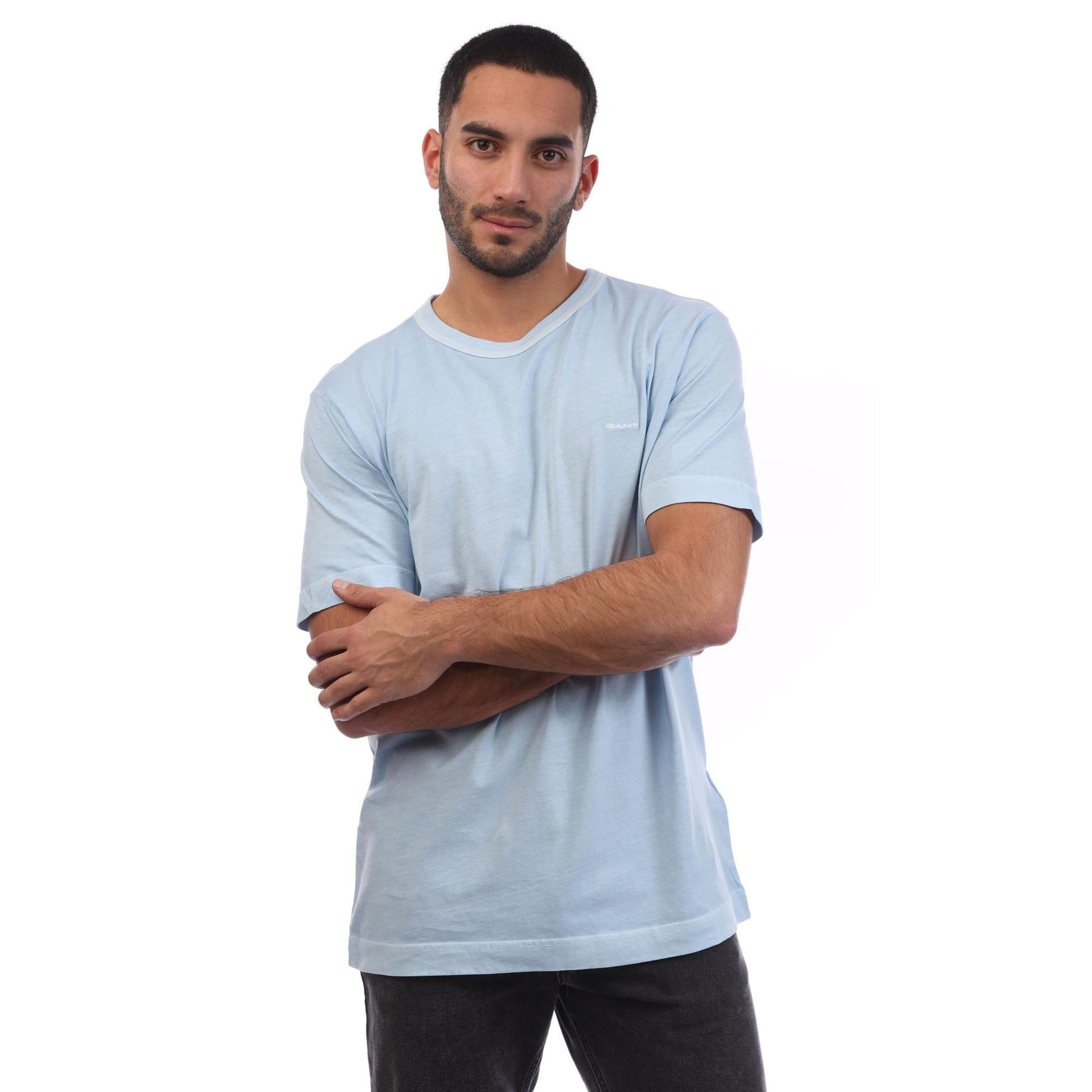 Blue - Lifestyle - Gant Mens Sunfaded T-Shirt