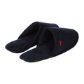 Navy - Back - Farah Mens Cullinan Mule Slippers