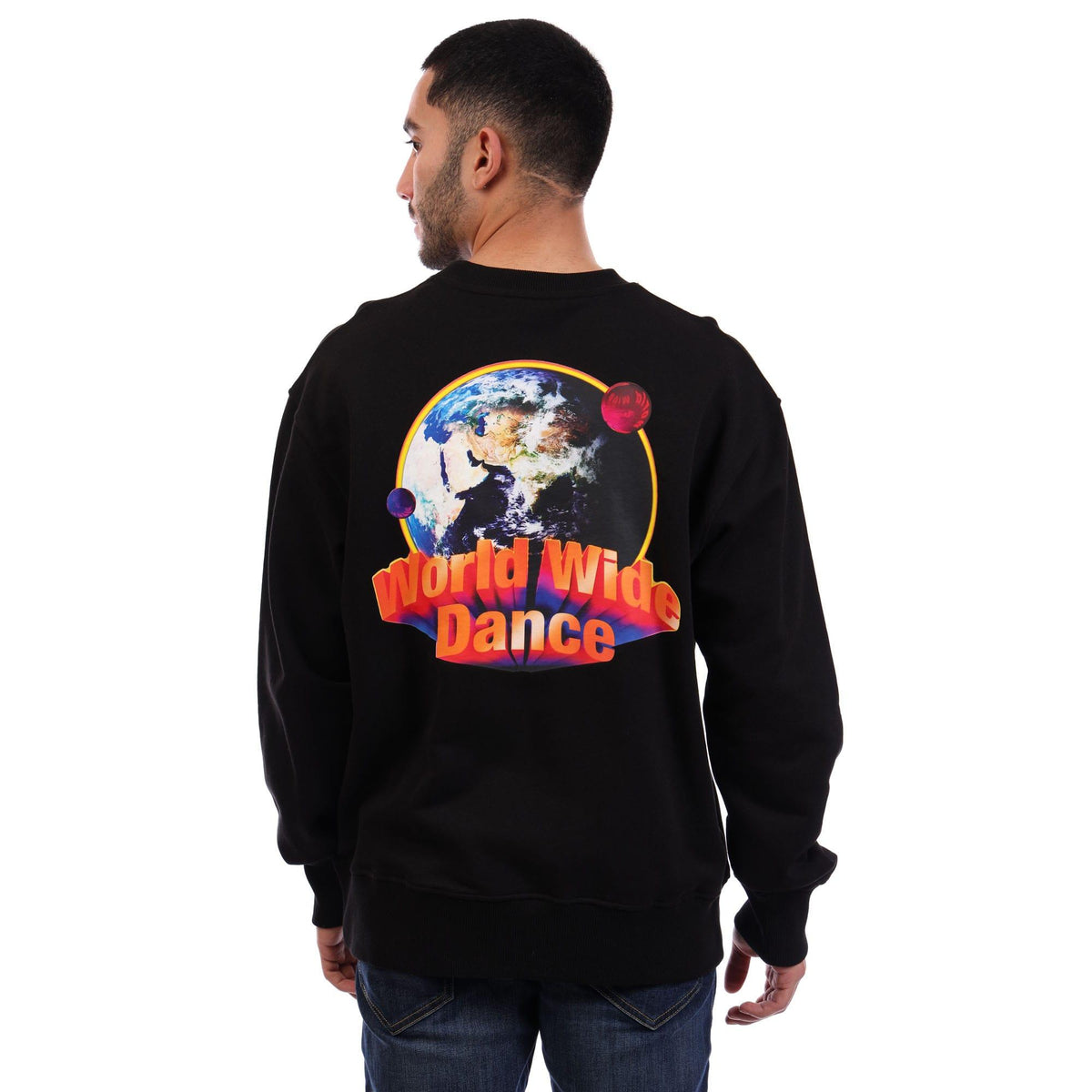Black - Back - Diesel Mens S-Macs Crew Neck Sweatshirt