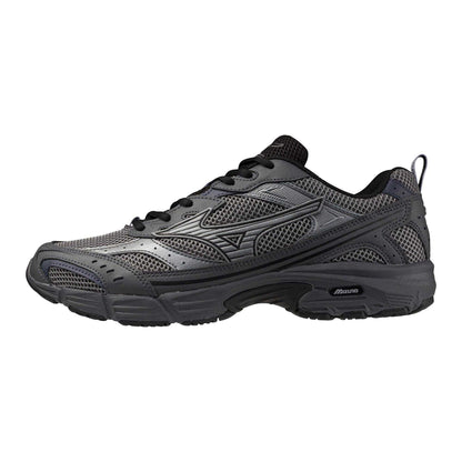 Silver-Iron Gate-Quiet Shade - Pack Shot - Mizuno Mens MXR Trainers