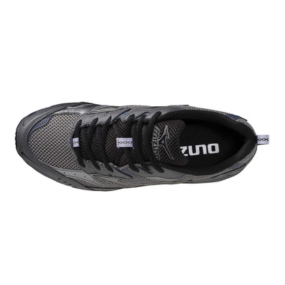 Silver-Iron Gate-Quiet Shade - Close up - Mizuno Mens MXR Trainers