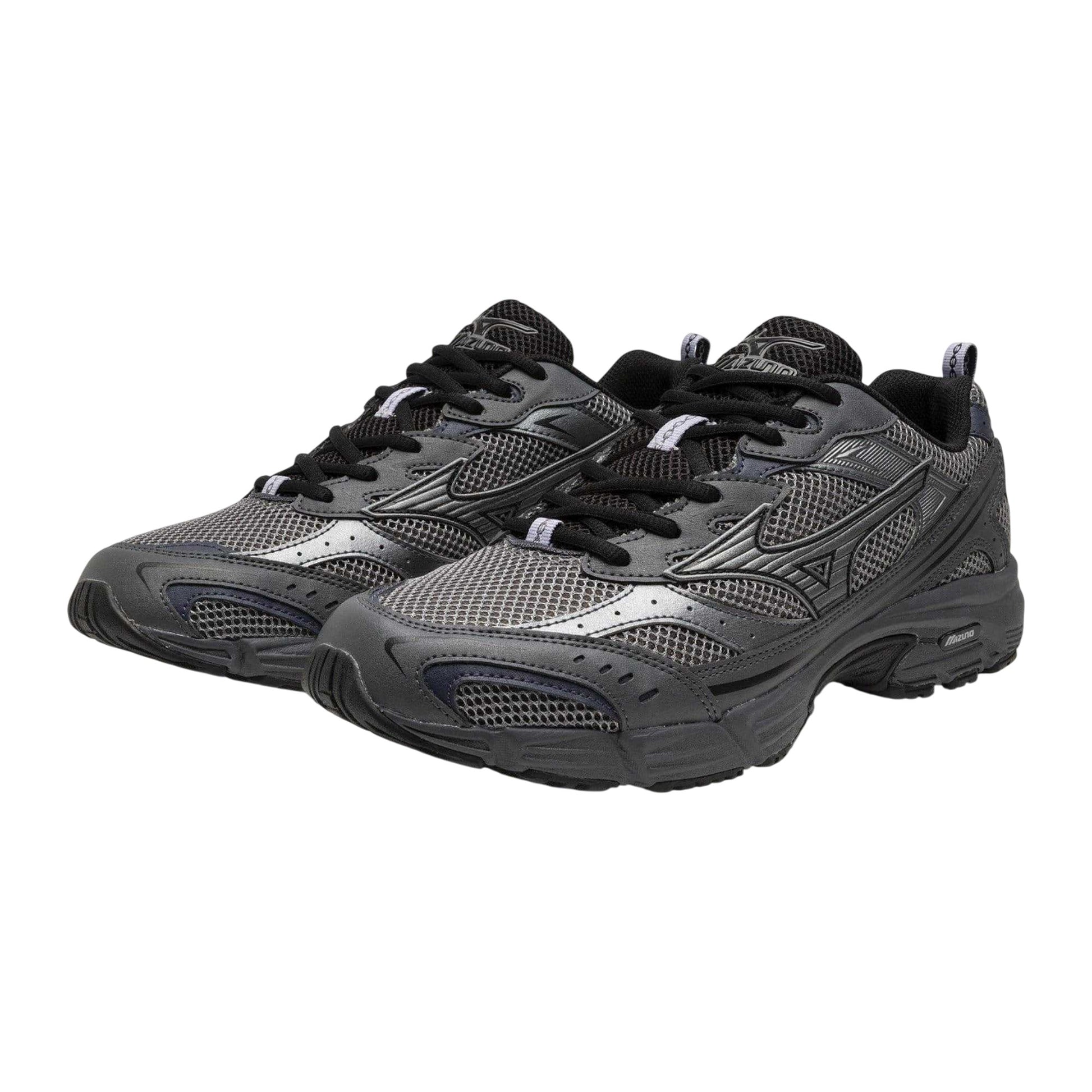 Silver-Iron Gate-Quiet Shade - Front - Mizuno Mens MXR Trainers