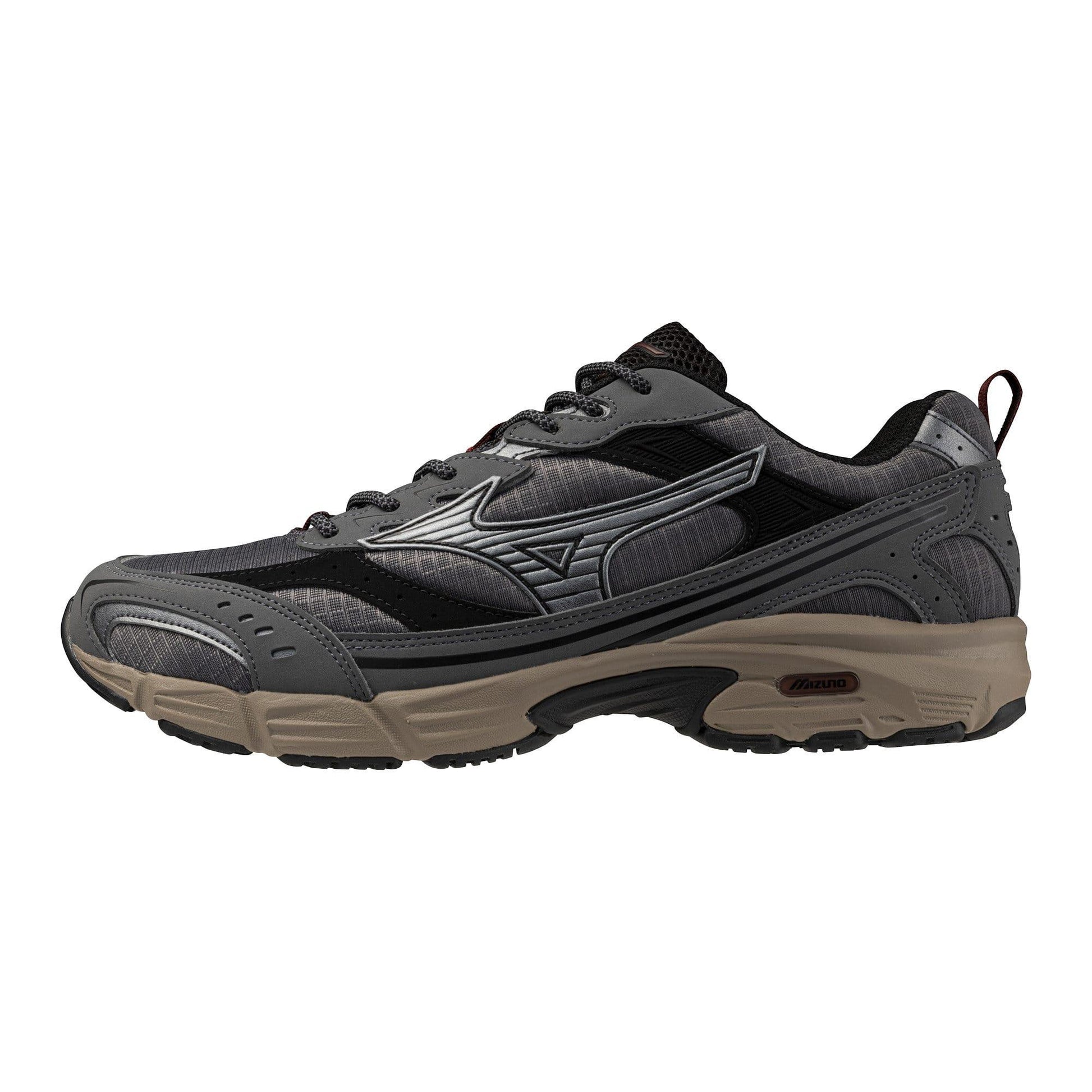 Iron Gate-Silver-Syrah - Front - Mizuno Mens MXR Colour Block Trainers
