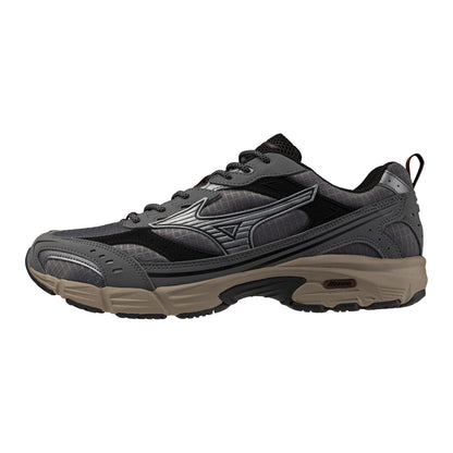 Iron Gate-Silver-Syrah - Front - Mizuno Mens MXR Colour Block Trainers
