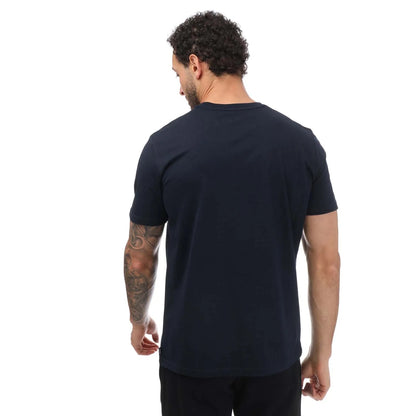 Navy - Back - DKNY Mens Logo Polycotton T-Shirt