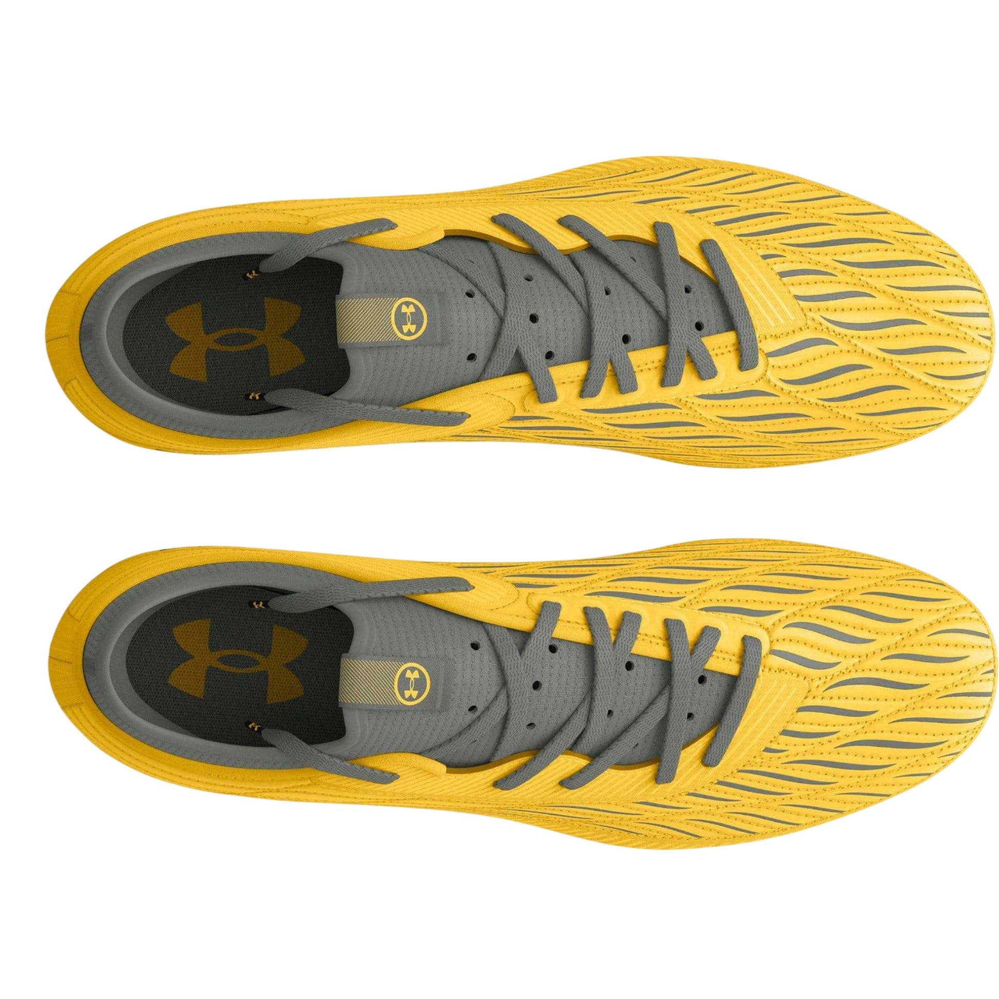 Yellow-Grey - Pack Shot - Under Armour Mens Magnetio Select Firm Ground Football Boots