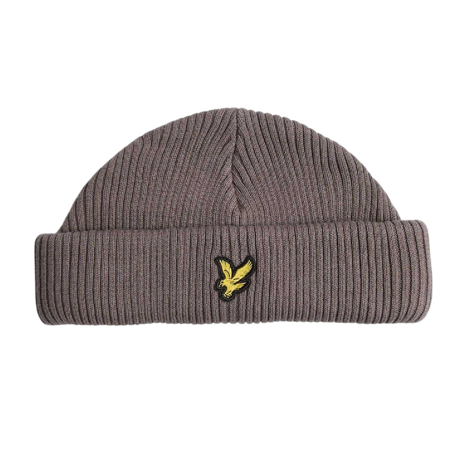 Brown - Front - Lyle & Scott Unisex Adult Brim Beanie