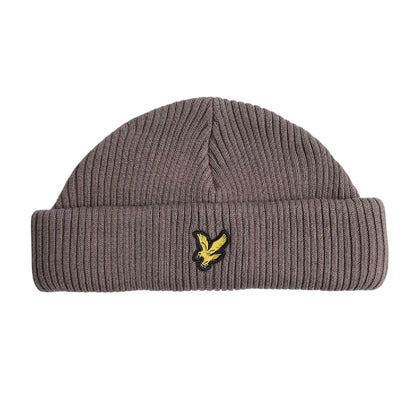 Brown - Front - Lyle & Scott Unisex Adult Brim Beanie