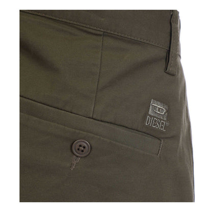 Green - Side - Diesel Mens P-Lars 3-4 Shorts