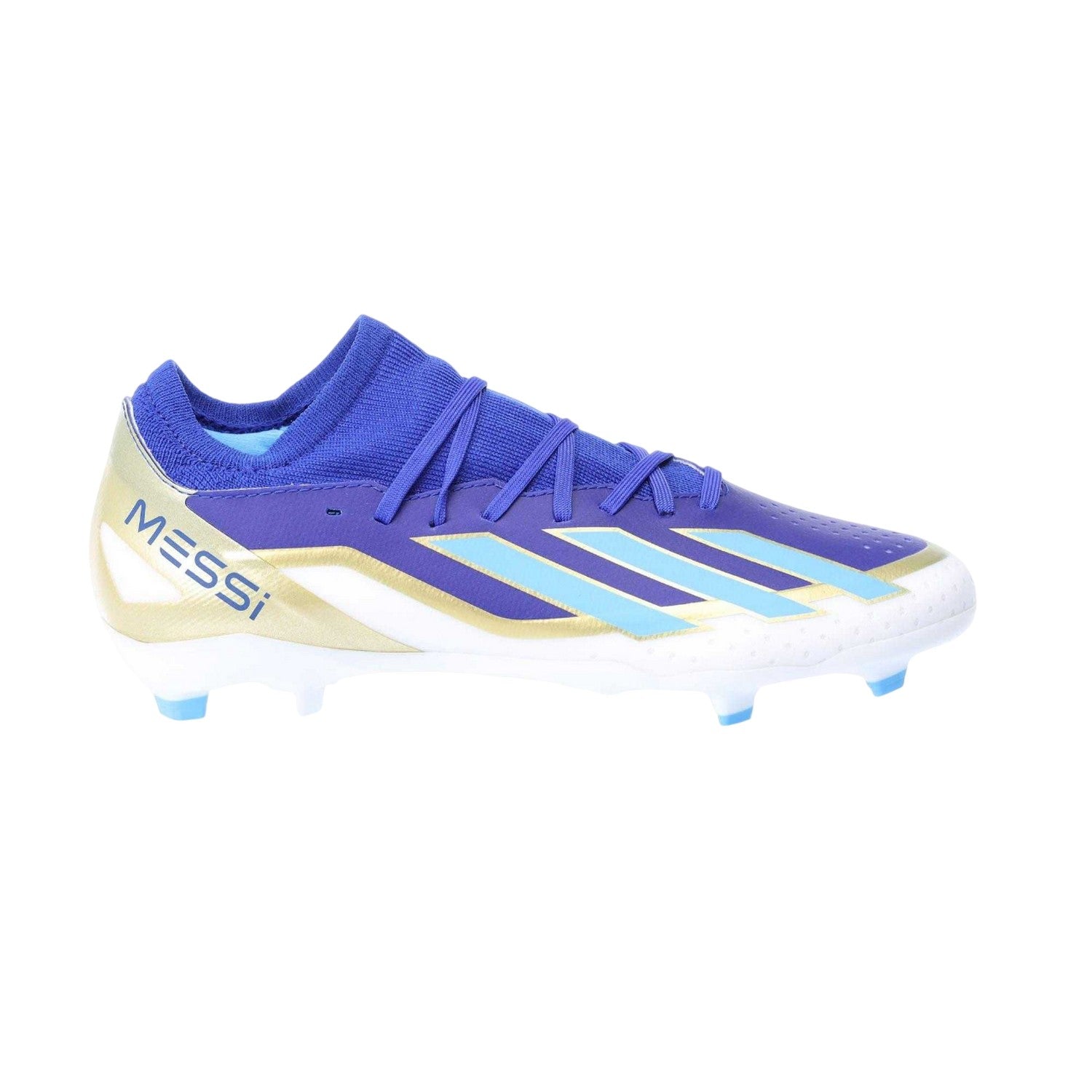 Blue - Lifestyle - Adidas Mens X Crazyfast Messi League Firm Ground Football Boots