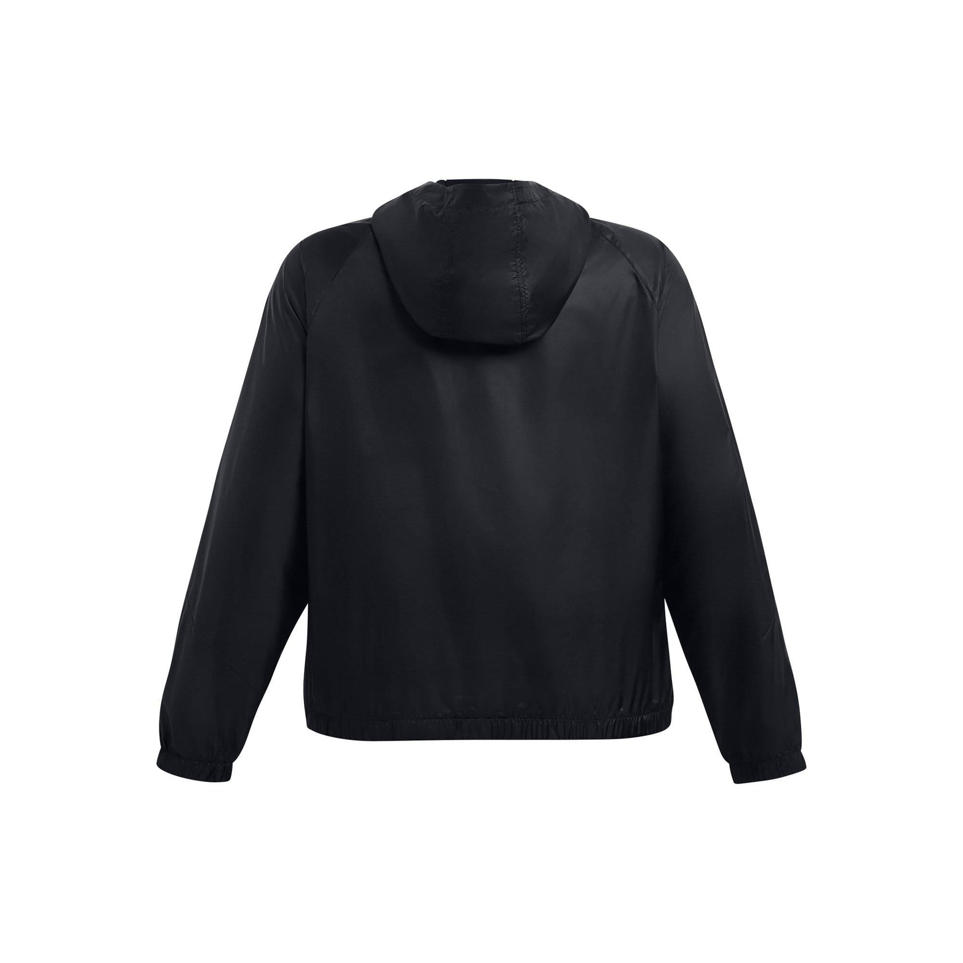 Black - Back - Under Armour Womens-Ladies Windbreaker Jacket
