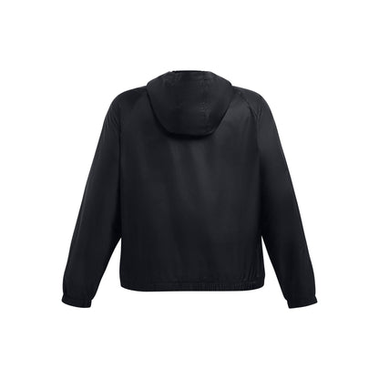 Black - Back - Under Armour Womens-Ladies Windbreaker Jacket