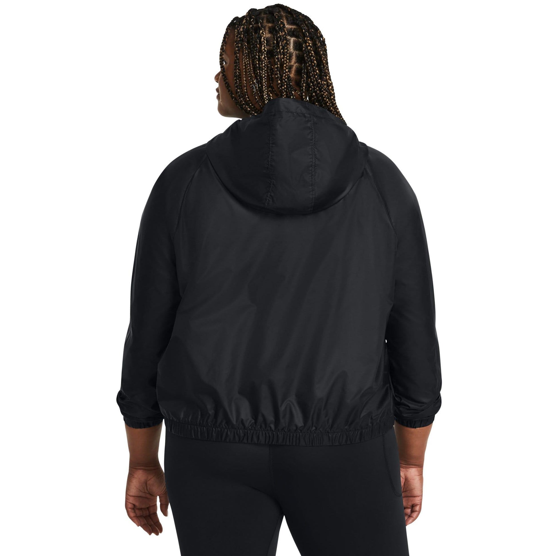 Black - Pack Shot - Under Armour Womens-Ladies Windbreaker Jacket