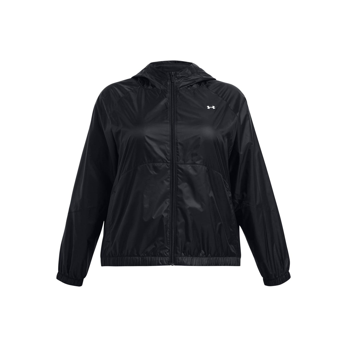 Black - Front - Under Armour Womens-Ladies Windbreaker Jacket