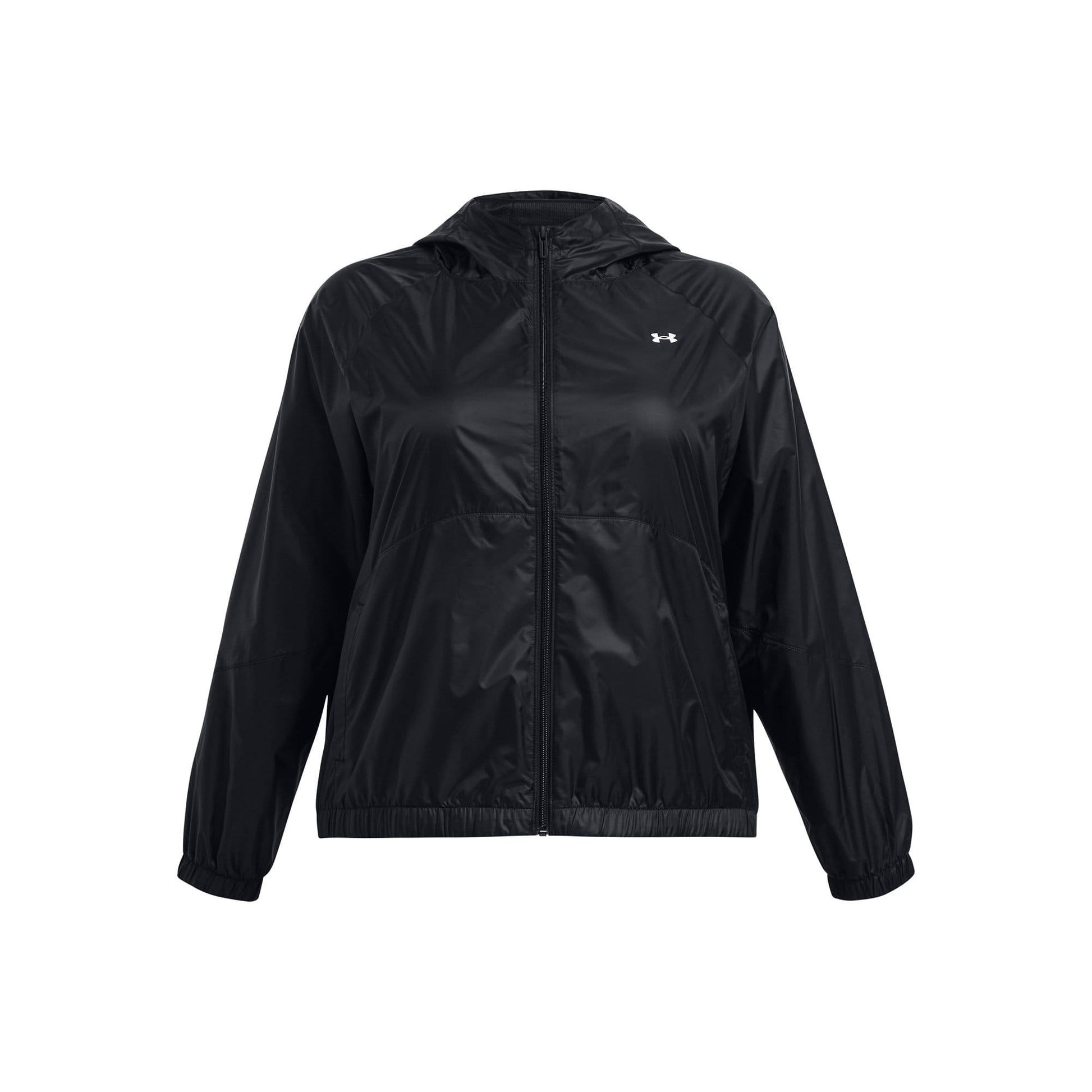 Black - Front - Under Armour Womens-Ladies Windbreaker Jacket
