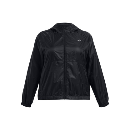 Black - Front - Under Armour Womens-Ladies Windbreaker Jacket