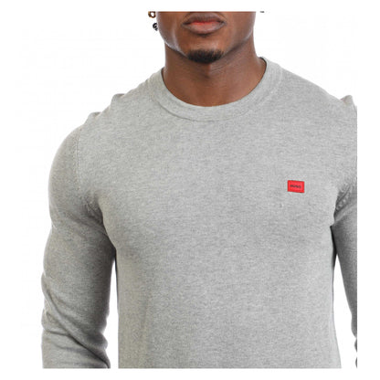 Grey - Side - Hugo Mens San Cassius-C1 Sweatshirt
