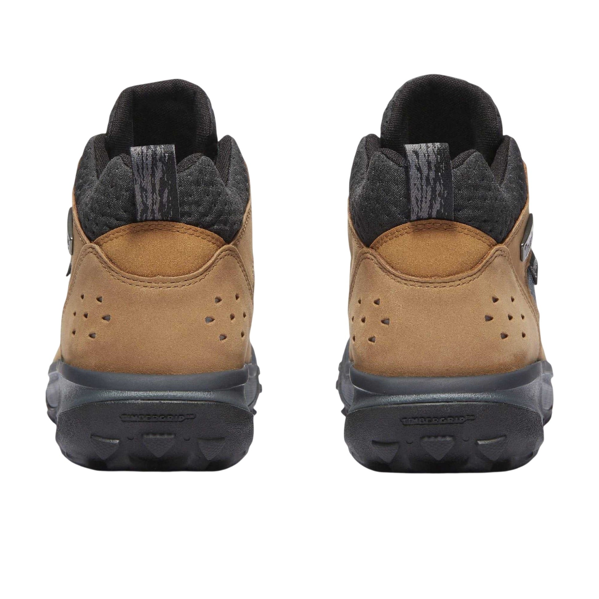 Brown - Back - Timberland Mens Timbercrush Motion Leather Waterproof Trainers
