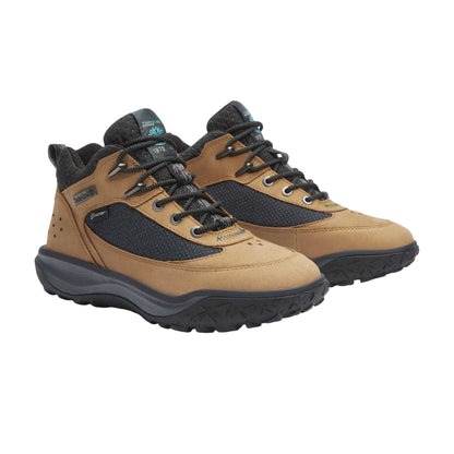 Brown - Front - Timberland Mens Timbercrush Motion Leather Waterproof Trainers
