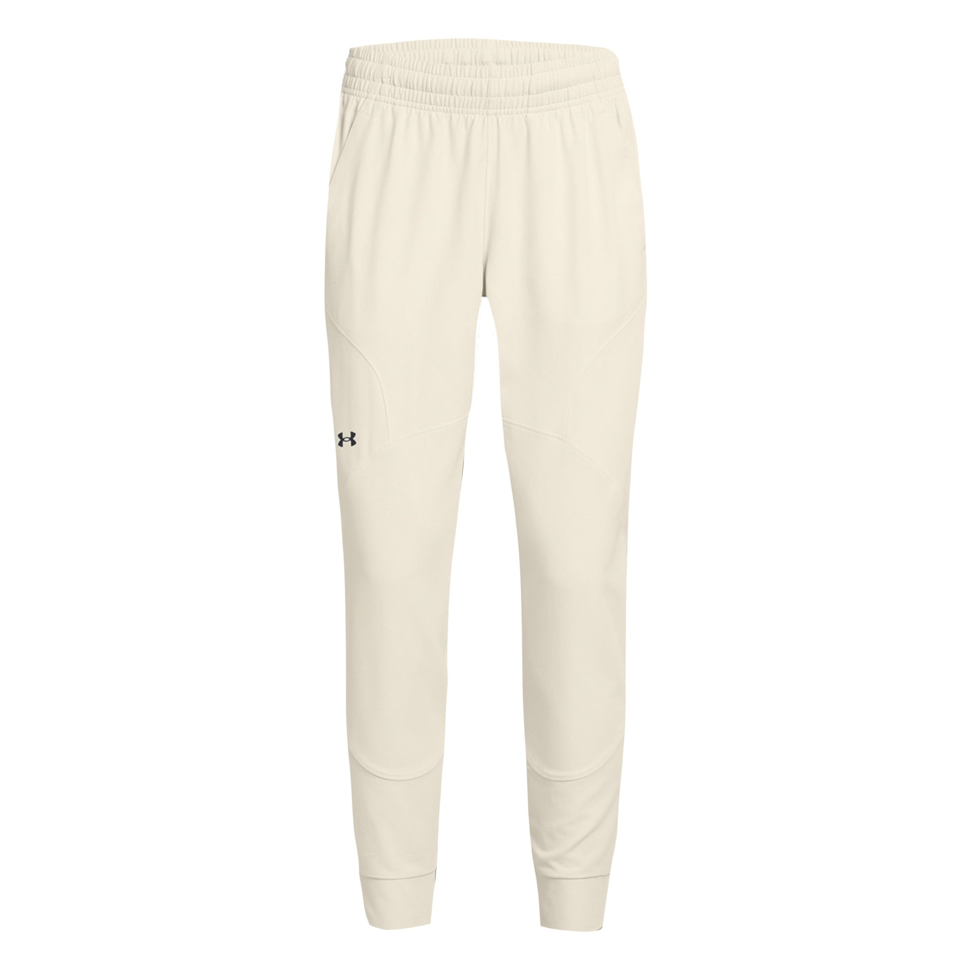 White - Front - Under Armour Womens-Ladies Unstoppable Hybrid Jogging Bottoms