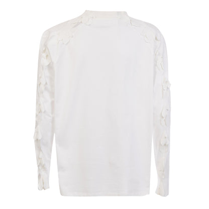 White - Back - Off White Womens-Ladies Post Archive Faction Long-Sleeved T-Shirt