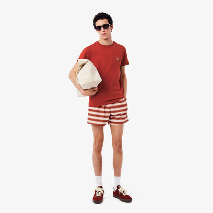 Red - Lifestyle - Lacoste Mens Pima Cotton T-Shirt
