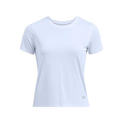Light Blue - Front - Under Armour Womens-Ladies Launch Short-Sleeved Top
