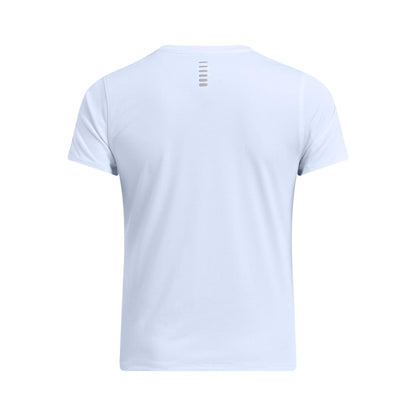 Light Blue - Back - Under Armour Womens-Ladies Launch Short-Sleeved Top
