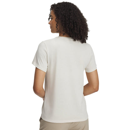 White - Back - Under Armour Womens-Ladies Heavyweight Branded T-Shirt