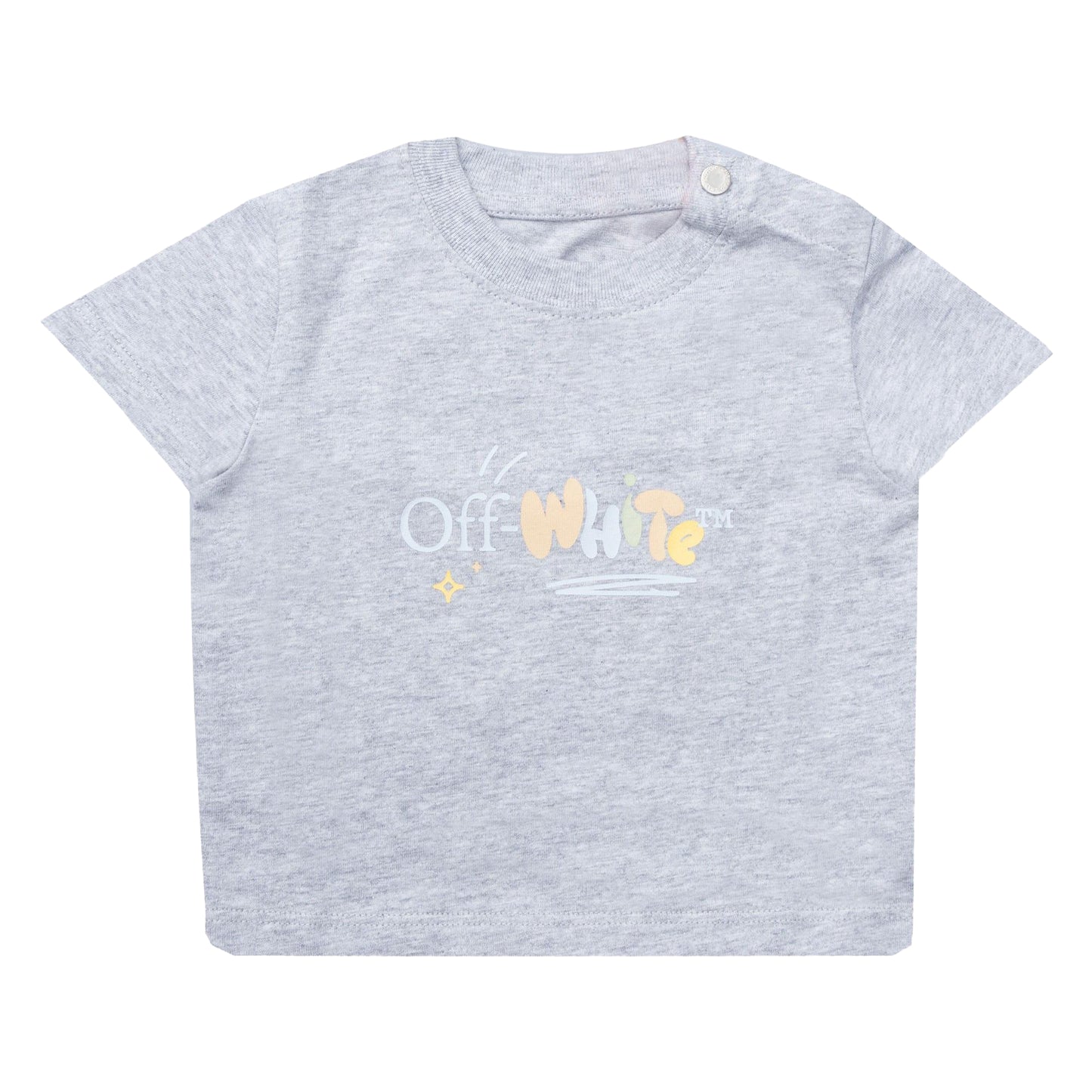 Grey - Front - Off White Toddler Funny T-Shirt
