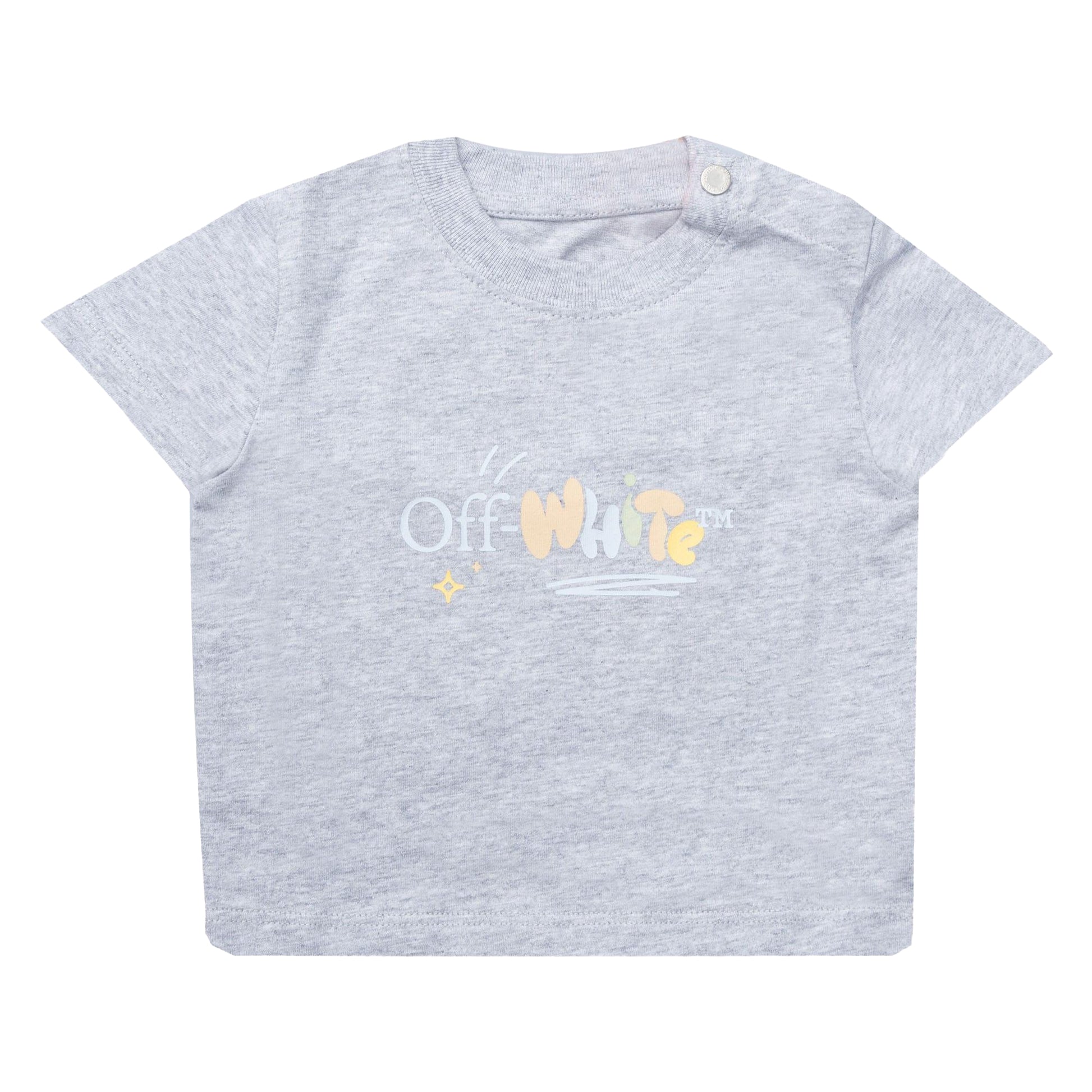 Grey - Front - Off White Toddler Funny T-Shirt