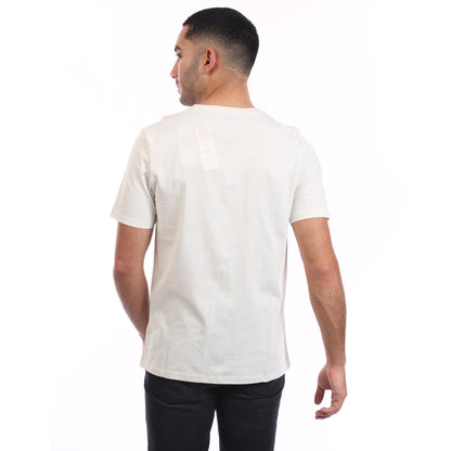 Beige - Back - Timberland Mens Linear Logo T-Shirt