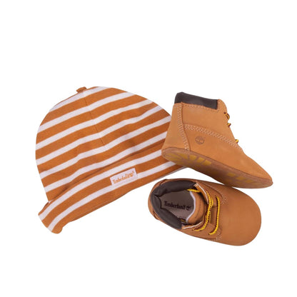 Brown - Back - Timberland Baby Lace Leather Shoes