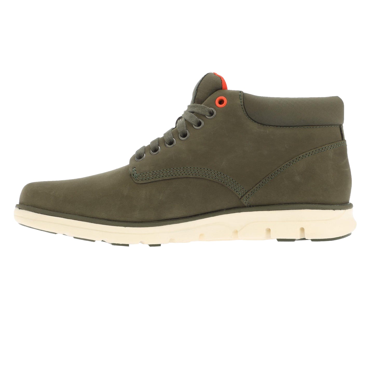 Green - Back - Timberland Mens Bradstreet Leather Mid Cut Trainers