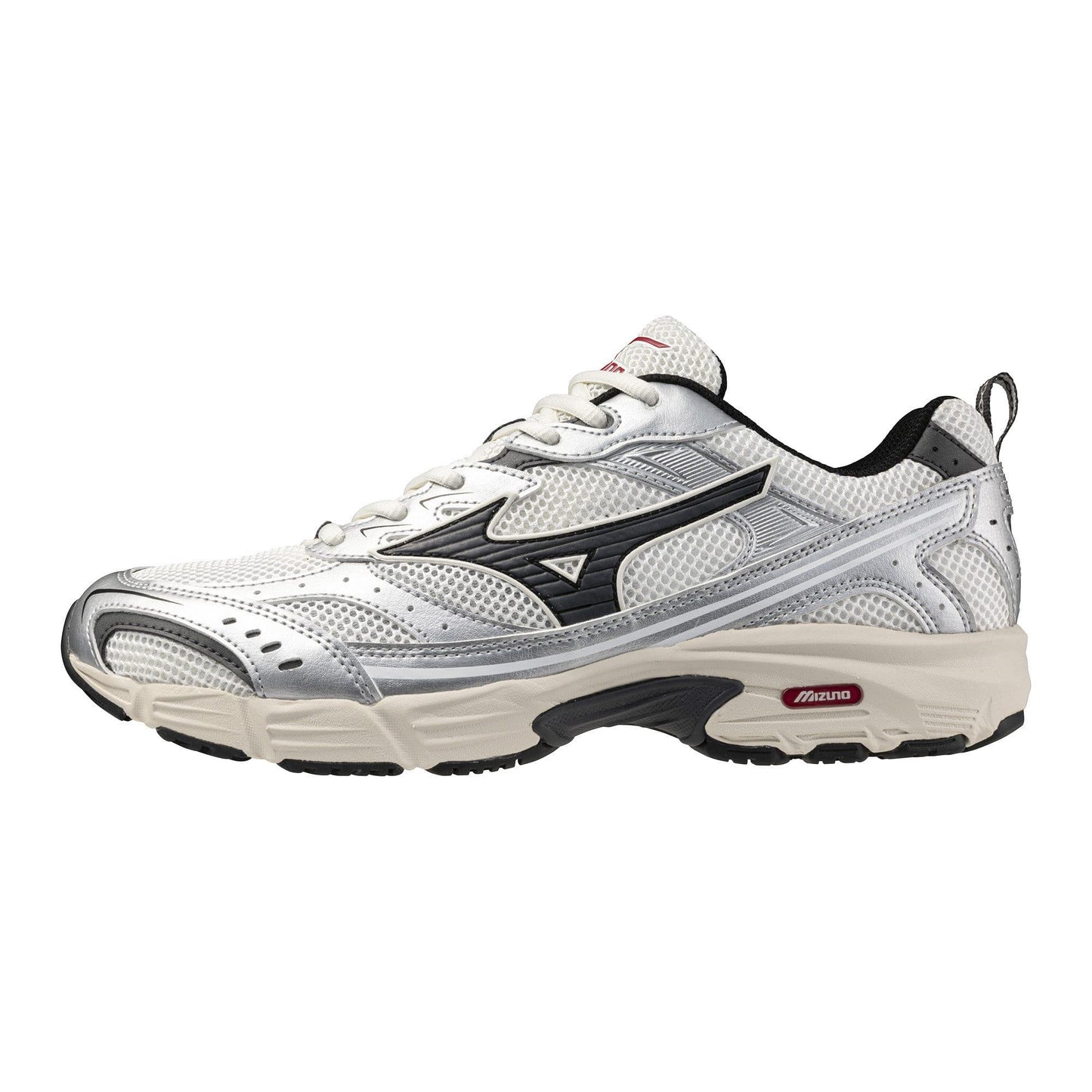 White-Silver - Side - Mizuno Unisex Adult MXR Trainers