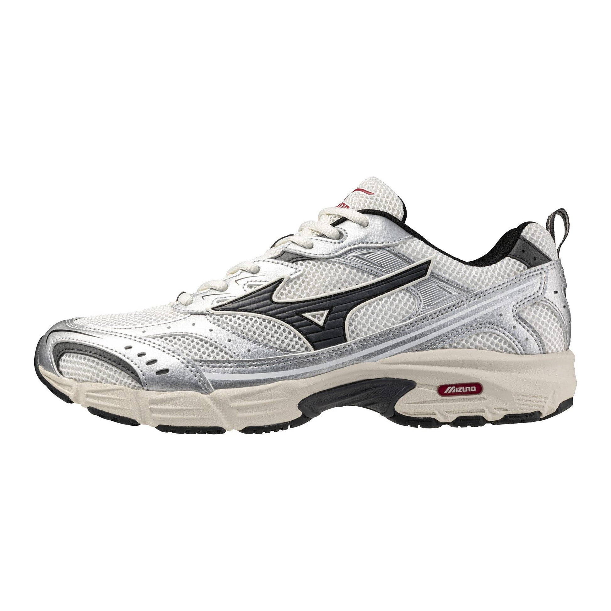 White-Silver - Side - Mizuno Unisex Adult MXR Trainers