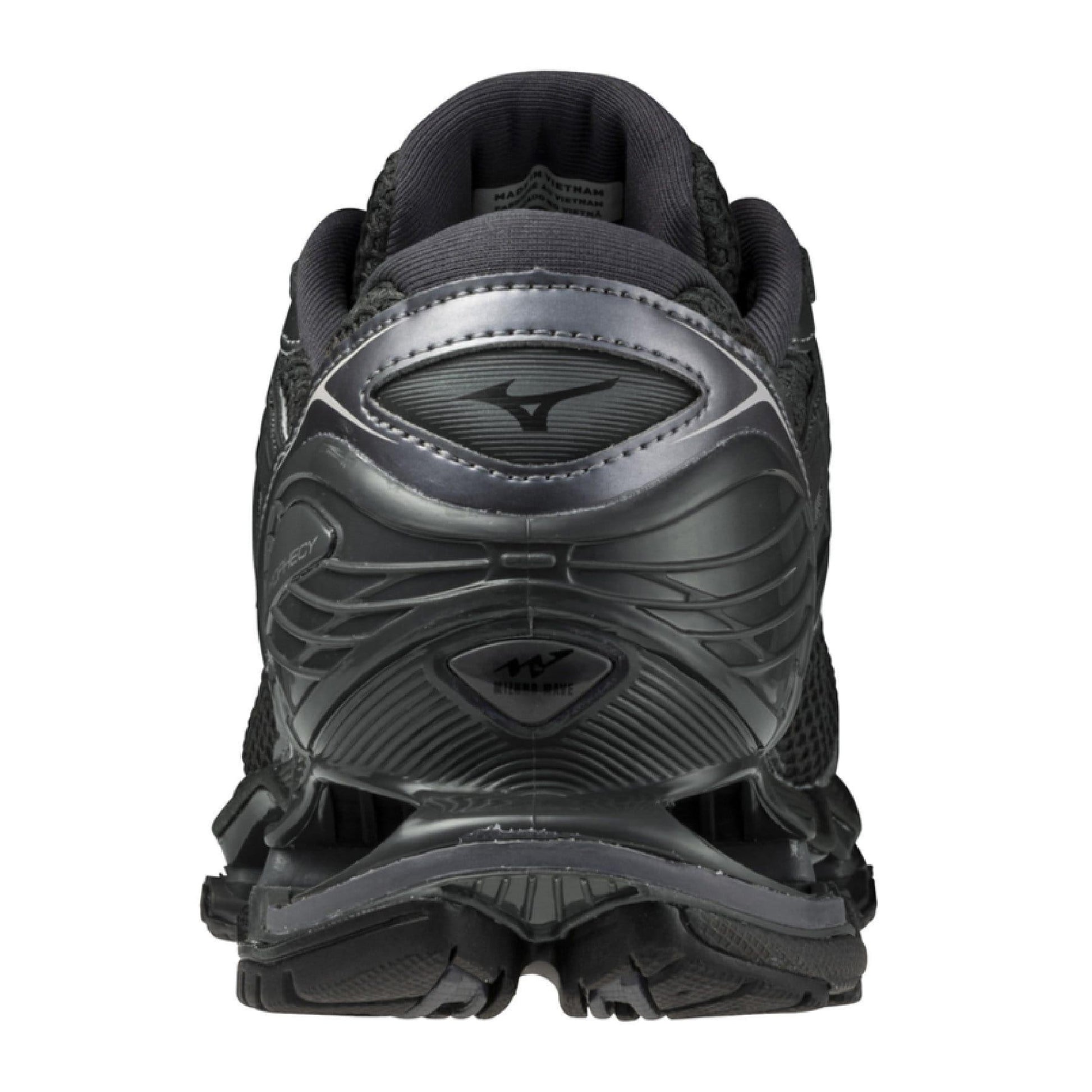 Black - Back - Mizuno Womens-Ladies Wave Prophecy Ls Trainers