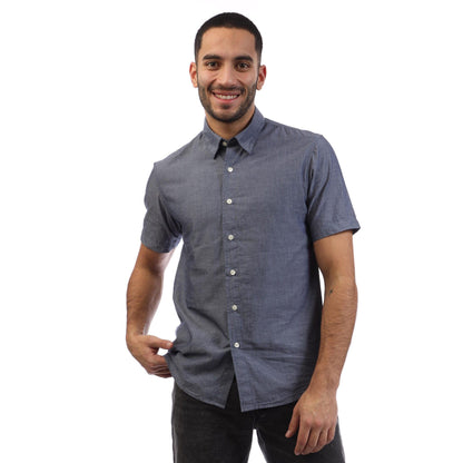 Grey - Lifestyle - Peter Werth Mens Tenter Short-Sleeved Shirt