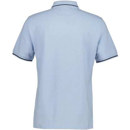 Fresh Blue - Back - Gant Mens Regular Short-Sleeved Polo Shirt