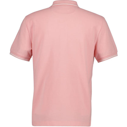 Bubblegum Pink - Back - Gant Mens Regular Short-Sleeved Polo Shirt