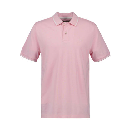 Pink - Front - Gant Mens Regular Short-Sleeved Polo Shirt