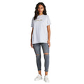 Blue - Lifestyle - SikSilk Womens-Ladies Distressed Jeans