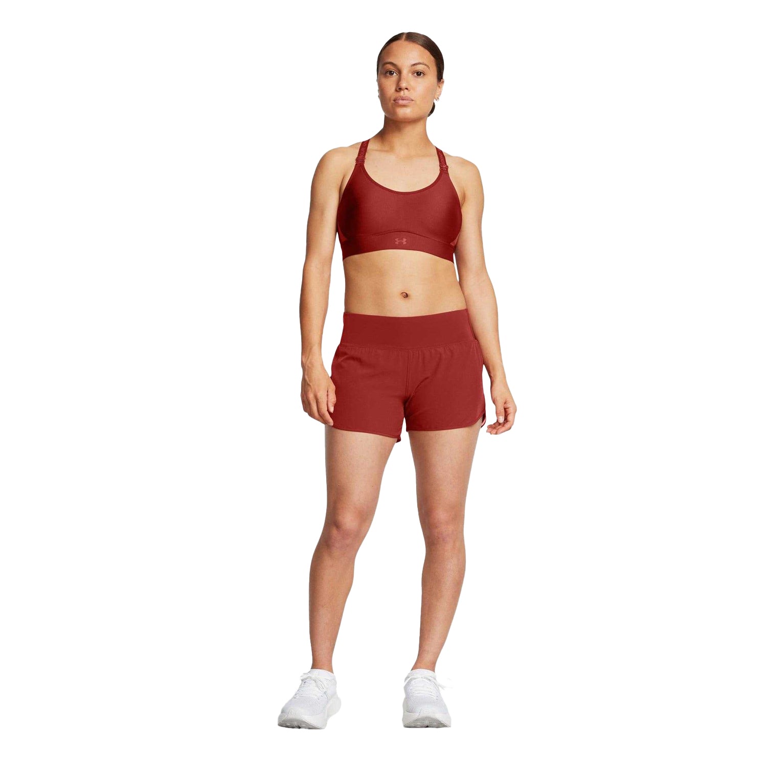 Orange - Pack Shot - Under Armour Womens-Ladies Launch Pro Shorts