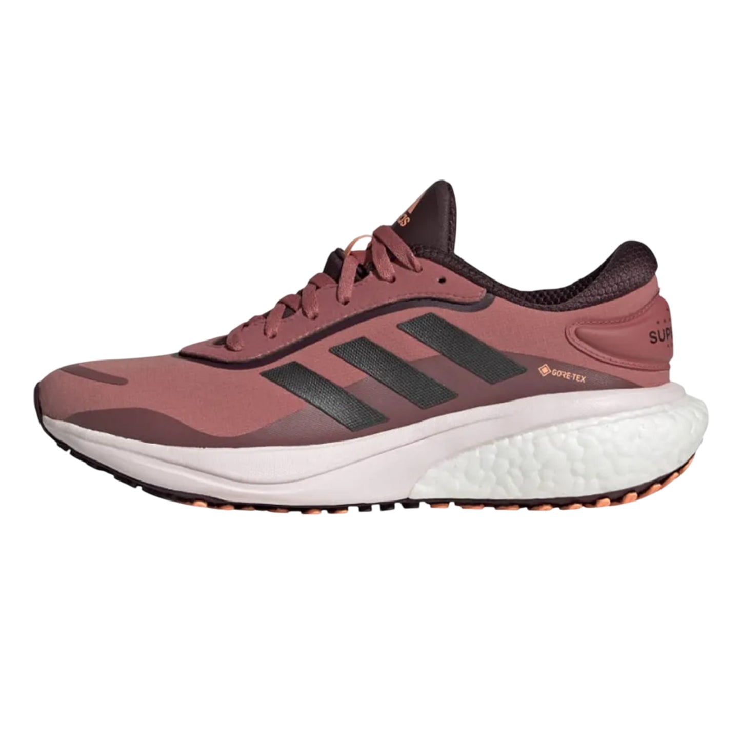 Red - Back - Adidas Womens-Ladies Supernova GORE-TEX Running Trainers