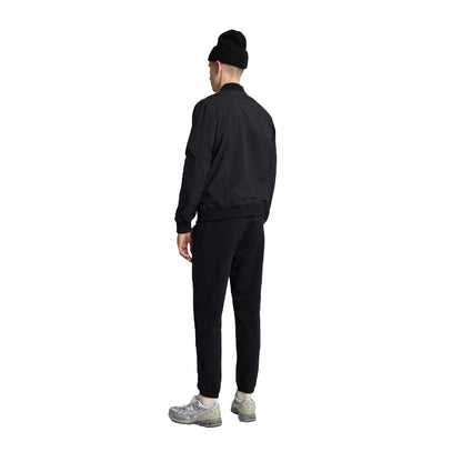 Black - Back - Lyle & Scott Mens Ribbed Waistband Sweatpants